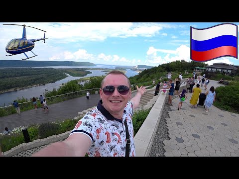 Видео: #5.1.Аж дух захватывает! Вертолётка — смотровая площадка в Самаре. Панорама Волги. Как добраться?