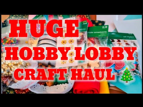 Видео: ОГРОМНЫЙ ВЫБОР ХОББИ-ЛОББИ ДЛЯ РУКОДЕЛИЯ 🎄