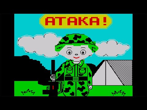 Видео: Attack (Атака). YRGB 2025. ZX Spectrum. Прохождение