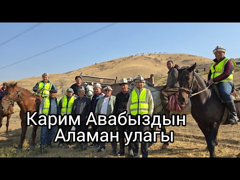 Видео: Бүгүн 27 октября 2025 Карим авабыздын Аламан улагы Өтөө жакшы денгелде өтүү #аламанулак 