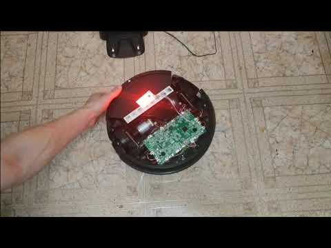 Видео: Tefal Explorer serie 20 реакция на отключение датчиков, моторчиков вентилятора, турбощётки, колеса