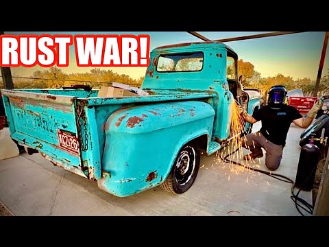 Видео: Эта ржавчина оказалась гораздо хуже, чем я думал… (сборка Apache 58 года)