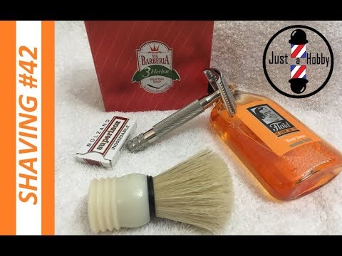 Видео: #Бритьё №43 Via Barberia, Omega 40033, Razorock German 37 Slant, Floid Suave, Bolzano #shaving