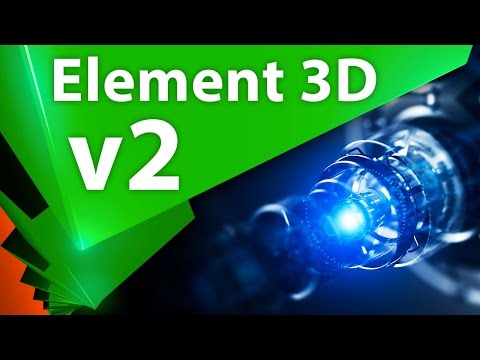 Видео: Обновление плагина Element 3D V2 для After Effects. Что нового появилось - AEplug 091