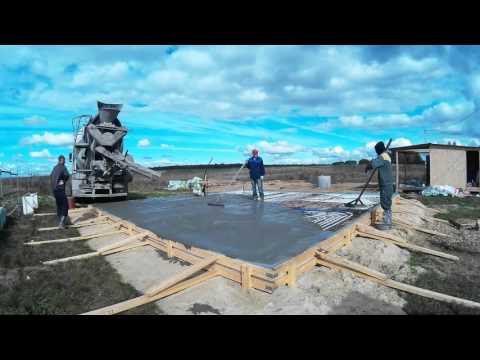 Видео: Заливка бетона. УШП
