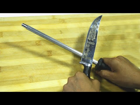 Видео: Как заточить тупые ножи. Всего за 4 минуты