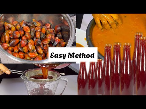 Видео: Как сделать пальмовое масло дома — простой способ производства пальмового масла на вашей кухне