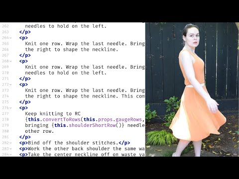 Видео: Собираем детали вместе | Вязание платья на машинке