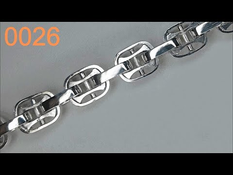 Видео: Ювелирка 0026 - Изготовление серебряной литьевой цепи на 100 грамм