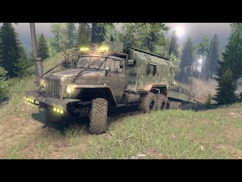 Видео: SpinTires обзор мода ( Урал - 375 сори за неточность в видео )