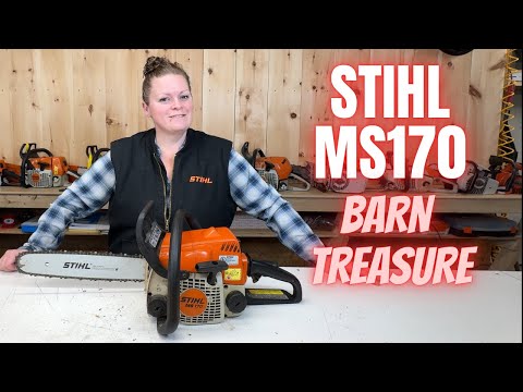 Видео: Найден в сарае: Stihl MS170 22-летней давности!