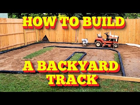 Видео: Как построить трассу для радиоуправляемых машинок на заднем дворе.