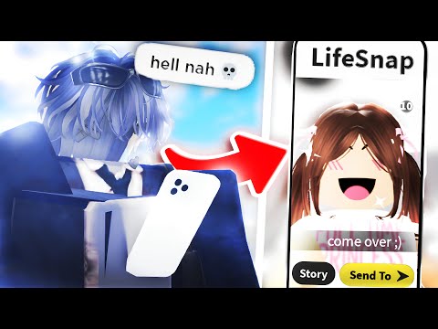 Видео: Roblox, но я использую SNAPCHAT, чтобы познакомиться с ДЕВУШКАМИ...