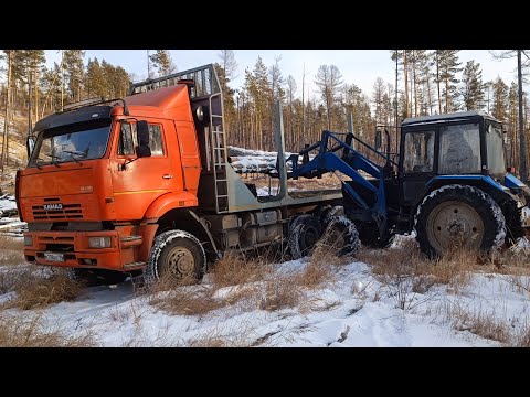 Видео: Едем на "зимник" за железом,как всегда,не всё гладко...