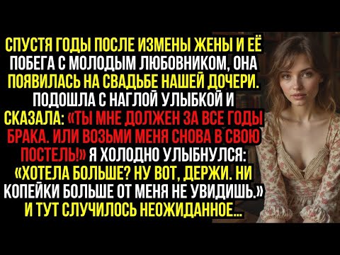 Видео: Спустя Годы После Измены ЖЕНЫ И Её Побега С МОЛОДЫМ ЛЮБОВНИКОМ, Она Появилась На СВАДЬБЕ Нашей.