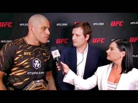 Видео: Алекс Перейра после боя с Анкалаевым на UFC 320