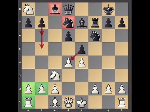 Видео: Грязные шахматные трюки 22 (Шок Ларобока для защиты Филидора/Черного льва)