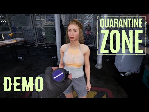 Видео: ПРОВЕРЯЕМ ЛЮДЕЙ НА НАЛИЧИЕ ЗАРАЖЕНИЯ! - Quarantine Zone DEMO