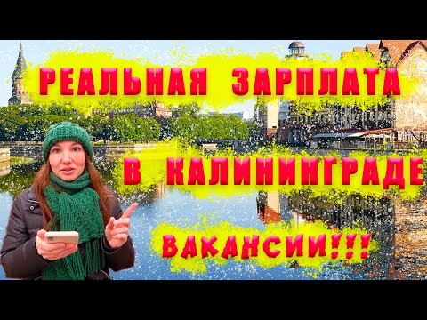 Видео: СВЕЖИЕ ВАКАНСИИ В КАЛИНИНГРАДЕ/РЕАЛЬНАЯ РАБОТА И ЗАРПЛАТА