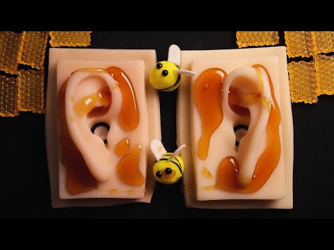 Видео: ACMP Медовый Массаж Ушей 🍯 Липкие и Удовлетворяющие Звуки для Глубокого Сна