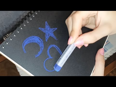 Видео: АСМР Синие триггеры для сладкого сна💙💙 Звук мела💙Таппинг💙Шуршание💙 ASMR