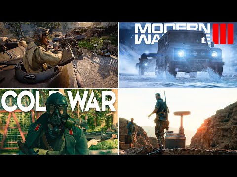 Видео: Все сцены засад / миссии в играх Call of Duty