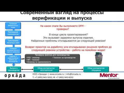 Видео: Контроль проекта печатной платы на технологичность в Valor NPI
