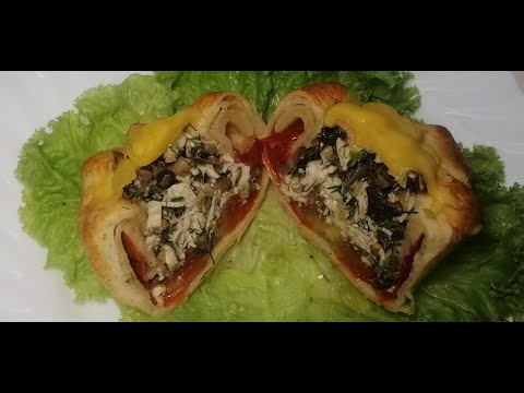 Видео: фаршировані помідори в листковому тісті, дуже смачно