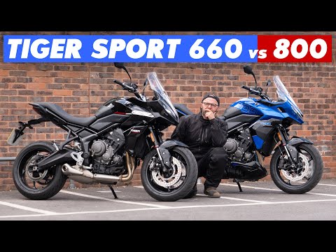 Видео: Triumph Tiger Sport 660 против 800 2025 года: какой выбрать?