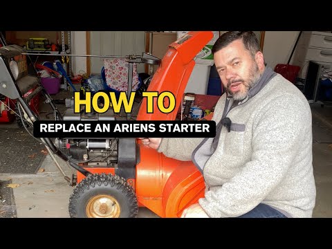Видео: Сделай сам / ИНСТРУКЦИЯ: Замена электростартера снегоочистителя Ariens 8526