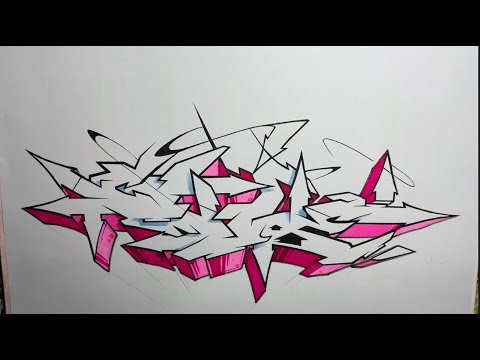 Видео: Учебник — как нанести 3D-эффект на граффити, затенить его и раскрасить