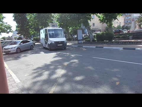 Видео: Автобус №46 (Туапсе). Центральная - Весна.