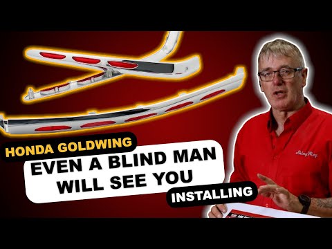 Видео: Как установить фонари заднего багажника: хаб для аксессуаров Honda Goldwing