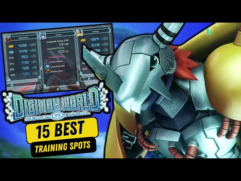 Видео: Digimon World: Следующий заказ — 15 лучших мест для тренировок | Как быстро набрать характеристик...