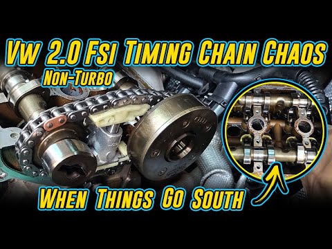 Видео: Как заменить цепь ГРМ VW 2.0 FSI | VW Golf/Jetta Mk5