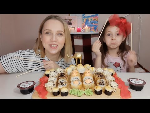 Видео: РОЛЛЫ🍣/Мукбанг/ Mukbang Rolls/Вопрос-Ответ-Привет🤪👋