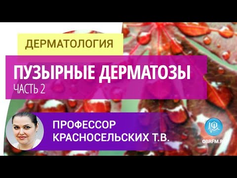 Видео: Дифференциальная диагностика дерматозов, проявляющихся пузырями. Ч. 2