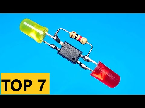 Видео: 7 лучших схем мигалок/электронных проектов для любителей