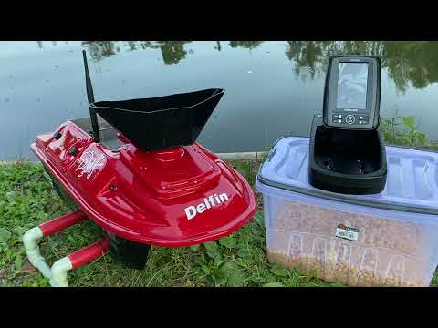 Видео: Кораблик для рыбалки🚤 Дельфин 5 GPS автопилот и эхолот Toslon TF 500 ✅ Подробный обзор на воде