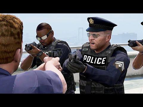 Видео: GTA 5 - ПОЛИЦИЯ👮Майкл и Тревор против SWAT против FIB! (Полицейский Тревор спасает Майкла)