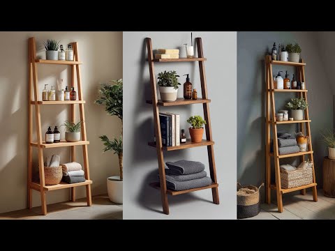 Видео: 100 идей для деревянных полок-лестниц в ванной | Вдохновение для современного минималистичного хр...