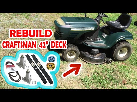 Видео: КАК ВОССТАНОВИТЬ ПАЛУБУ CRAFTSMAN 42"
