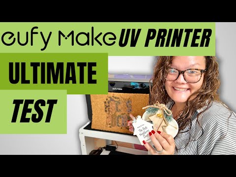Видео: Справится ли УФ-принтер EufyMake с ЭТИМ?! Тестовая печать на Hobby Lobby прошла на ура!