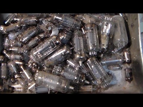 Видео: Смывка позолоты из радиоламп
