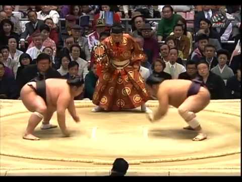Видео: Мартовский турнир по Сумо 2014, 13-15 дни Хару Басё Осака  Haru Basho Osaka