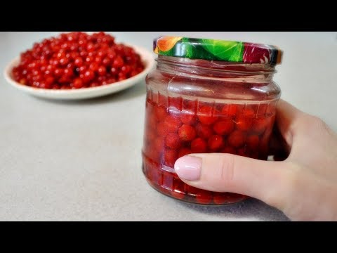 Видео: Как сохранить калину цельной на зиму