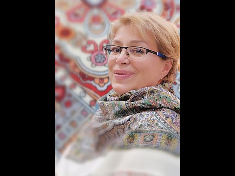 Видео: Платок в размере 110х110, шерсть. Павловопосадские платки в Минске. Алёна