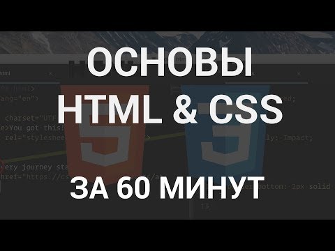 Видео: HTML CSS за 1 ЧАС. Учим основы