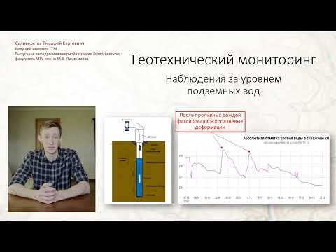 Видео: Гидрогеологические наблюдения в скважинах. Геотехнический мониторинг в строительстве