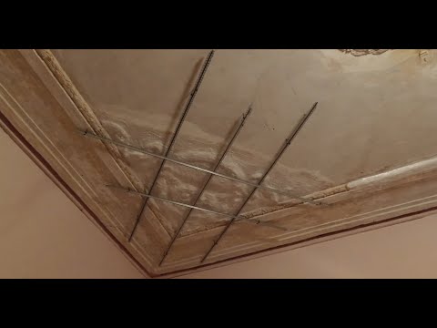 Видео: День 68-70. Новый угол. Кожух и отливка. Снимаем форму с потолка. Восстановление гипсовой лепнины.